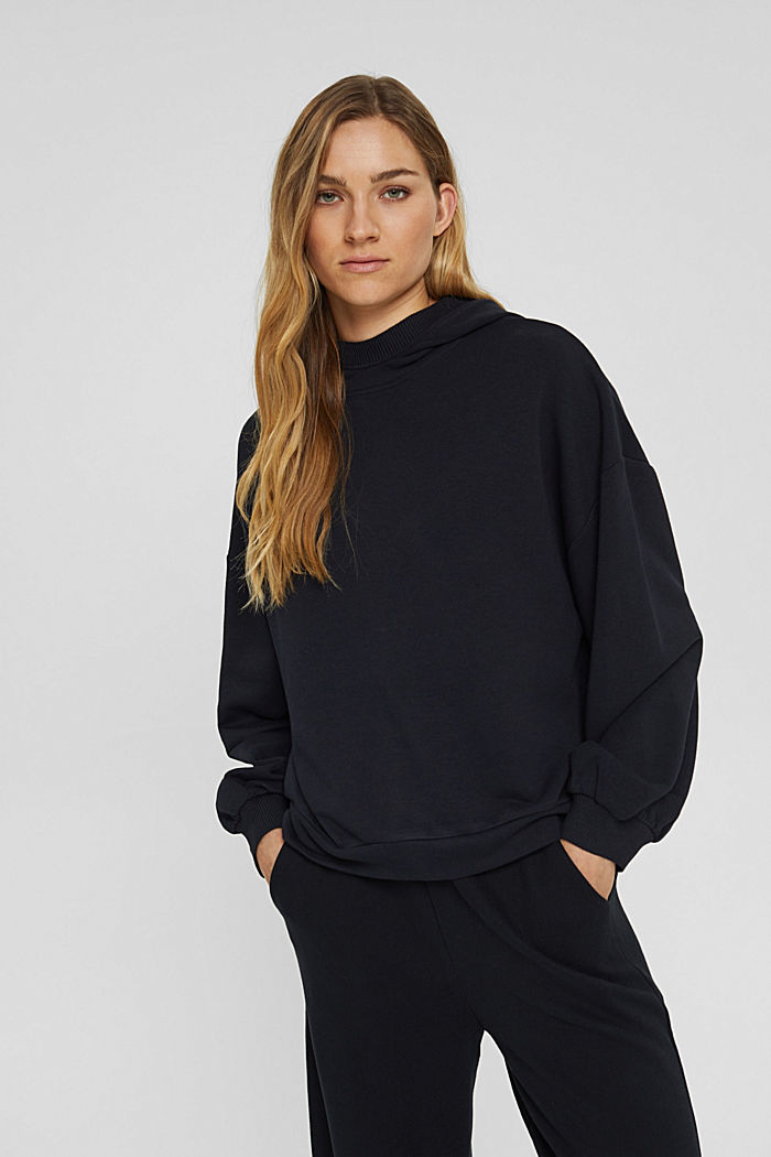 Sweatshirts, BLACK, detail image number 0