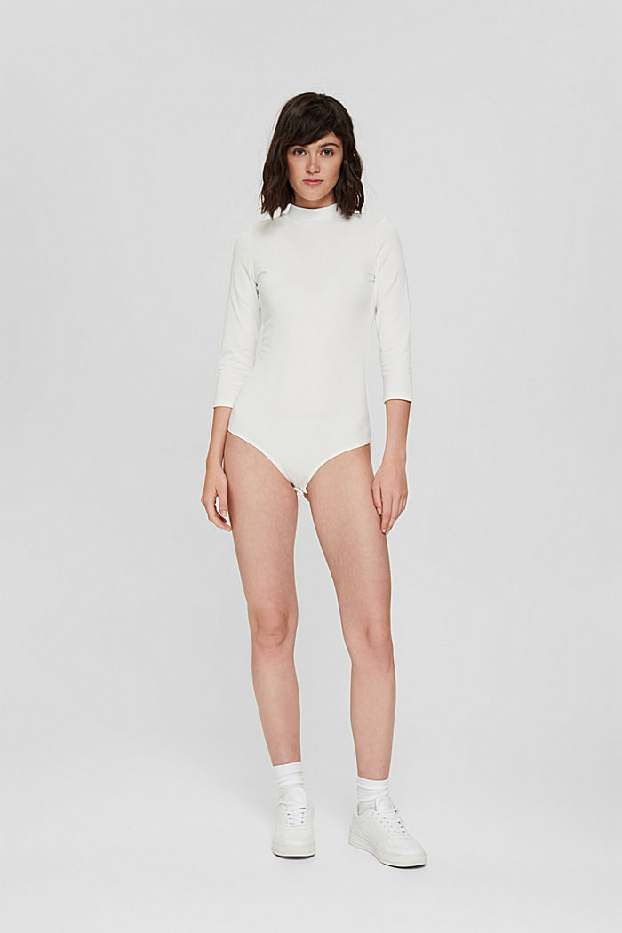 Bodysuit made of organic cotton, OFF WHITE, detail image number 6