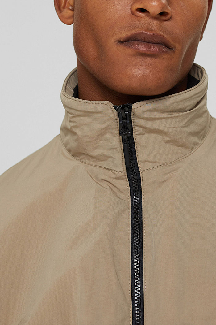 Recycled: bomber jacket, LIGHT TAUPE, detail image number 2