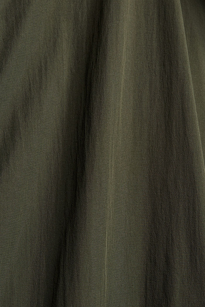 In materiale riciclato: giacca in stile bomber, DARK KHAKI, detail image number 4