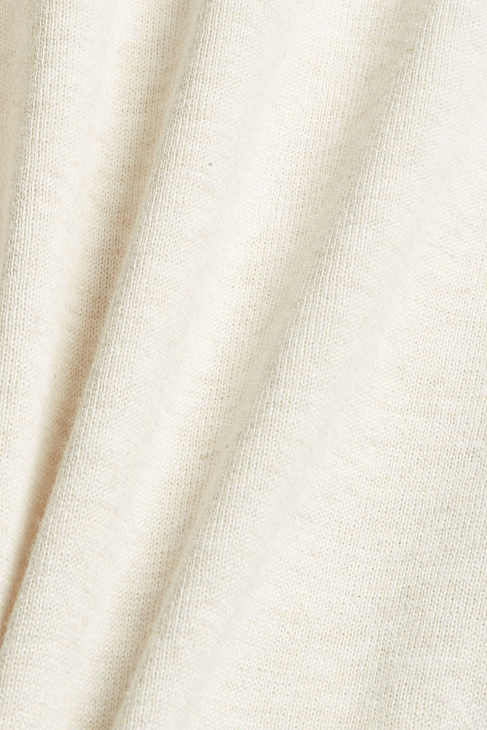 Jersey realizado en 100% algodón ecológico, OFF WHITE, detail image number 4