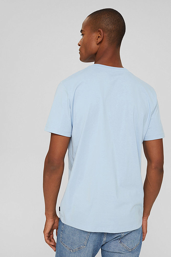 Jersey T-shirt made of organic cotton, LIGHT BLUE, detail image number 3
