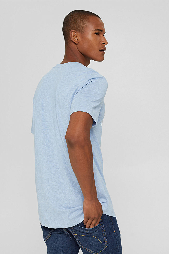 Kierrätettyä: jersey-t-paita printillä, BLUE, detail image number 3