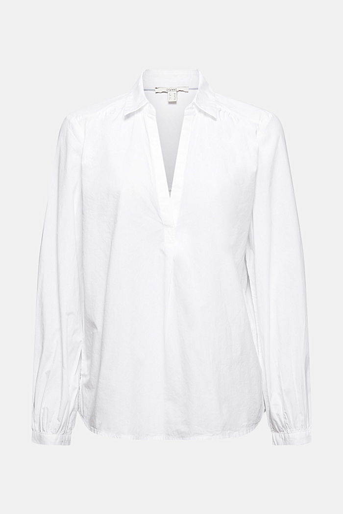 Blusa túnica realizada en 100 % algodón ecológico