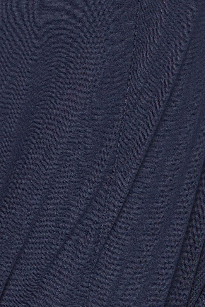CURVY cardigan made of 100% pima cotton, NAVY, detail image number 4