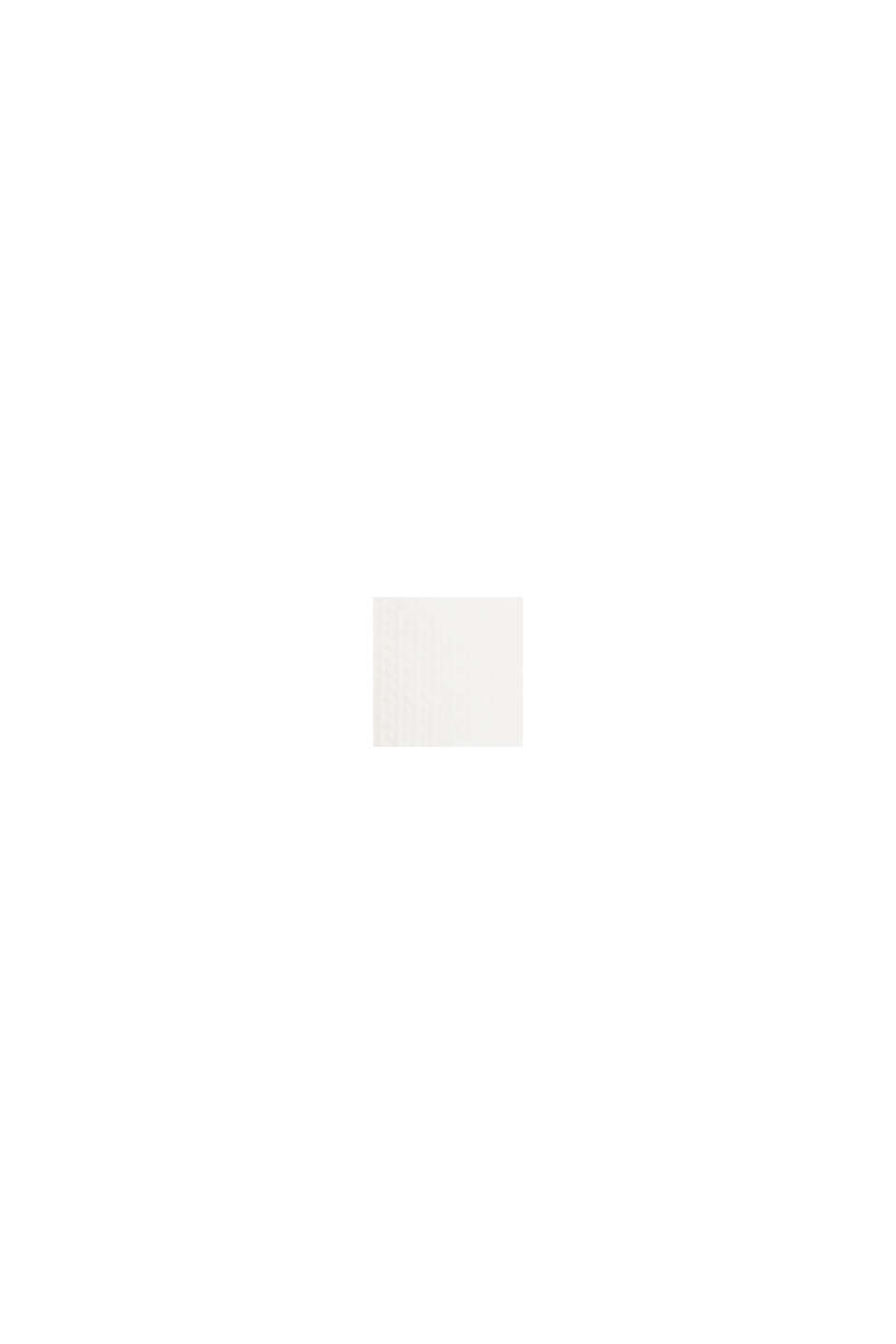 Sudadera bordada en una mezcla de algodón ecológico, OFF WHITE, swatch