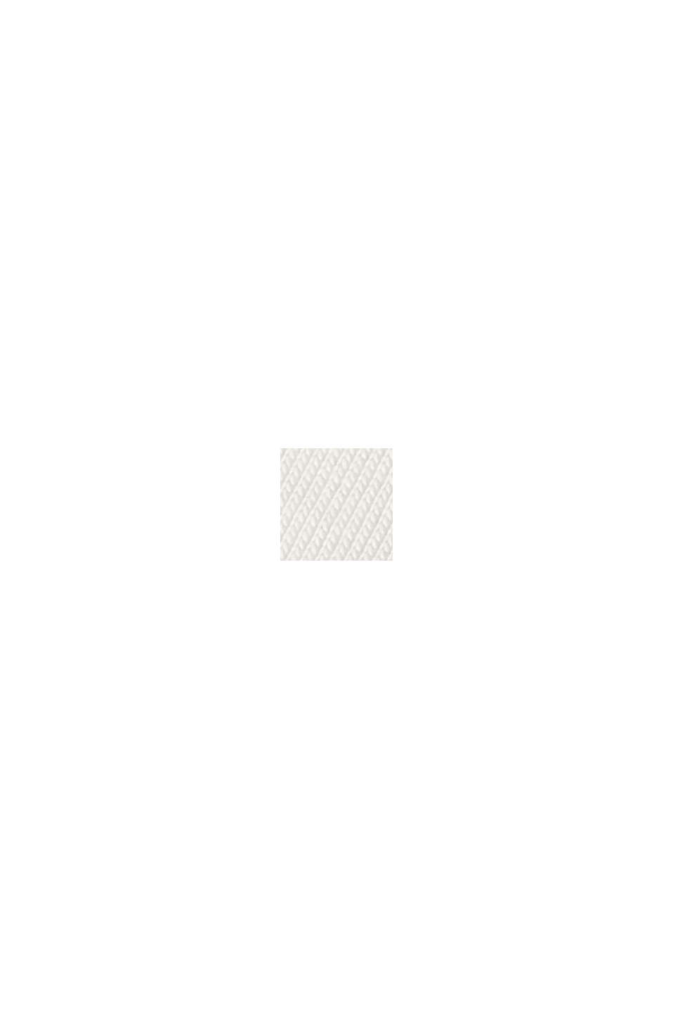 En lyocell (TENCEL™) : le t-shirt à manches longues de style polo, OFF WHITE, swatch