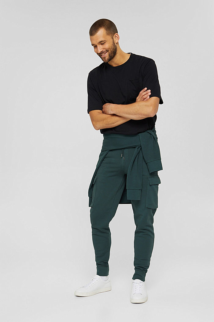 Pantalón jogging de diseño cargo, algodón ecológico
