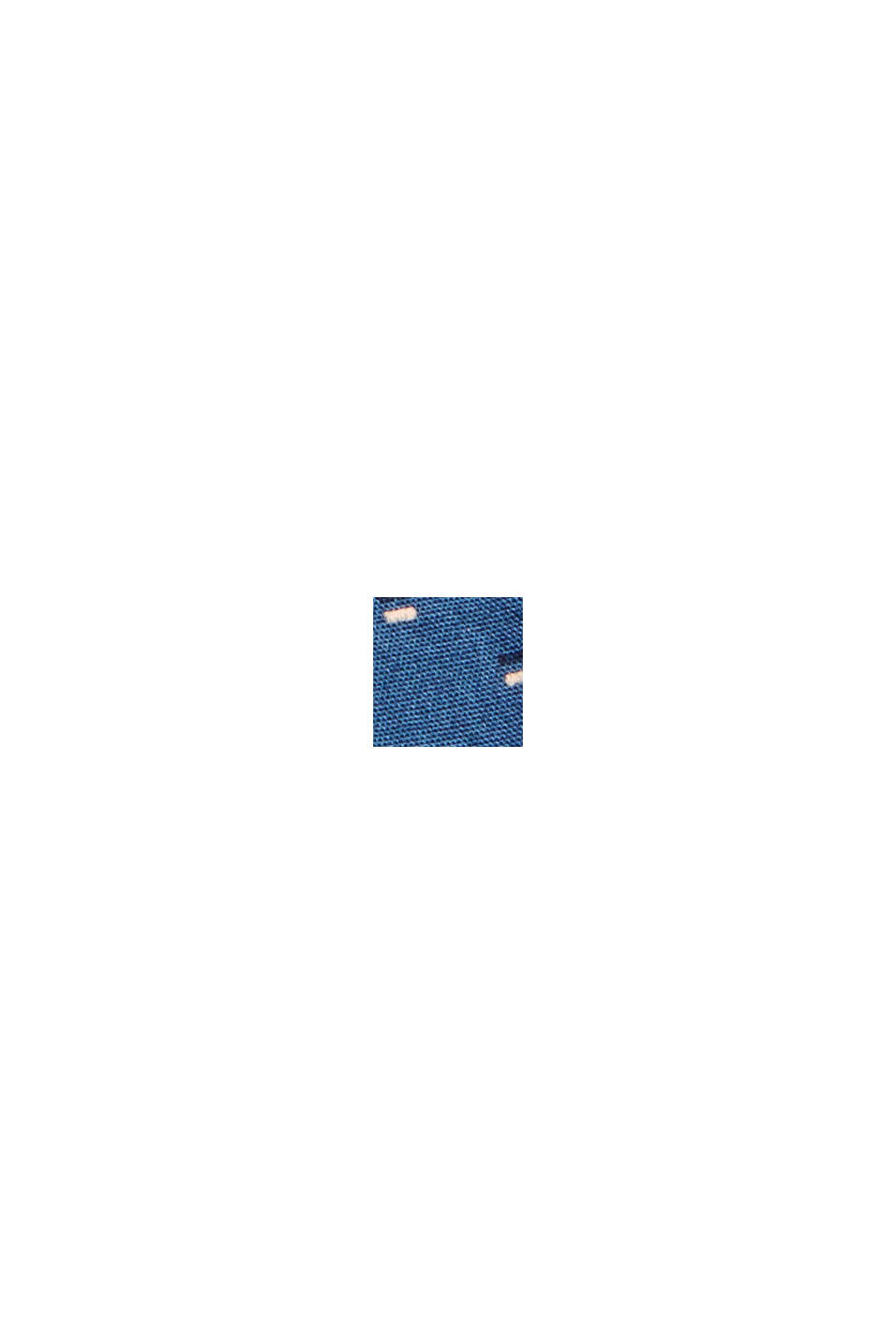 Camicia button-down con stampa, in 100% cotone biologico, DARK BLUE, swatch