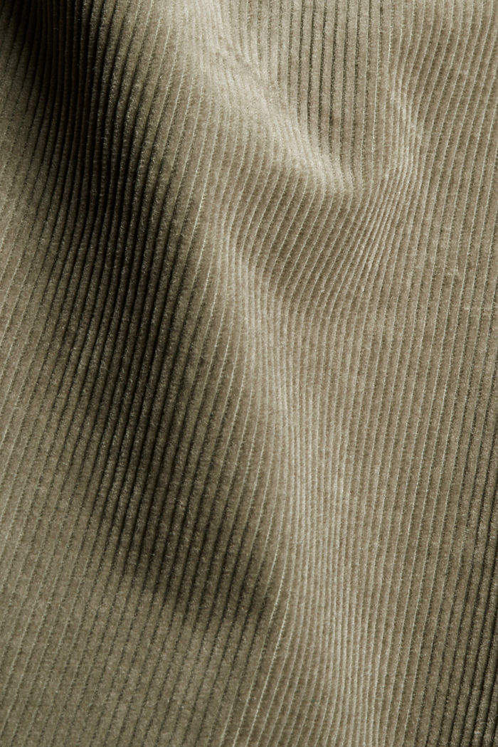 Cord-Overshirt aus Bio-Baumwolle, PALE KHAKI, detail image number 4