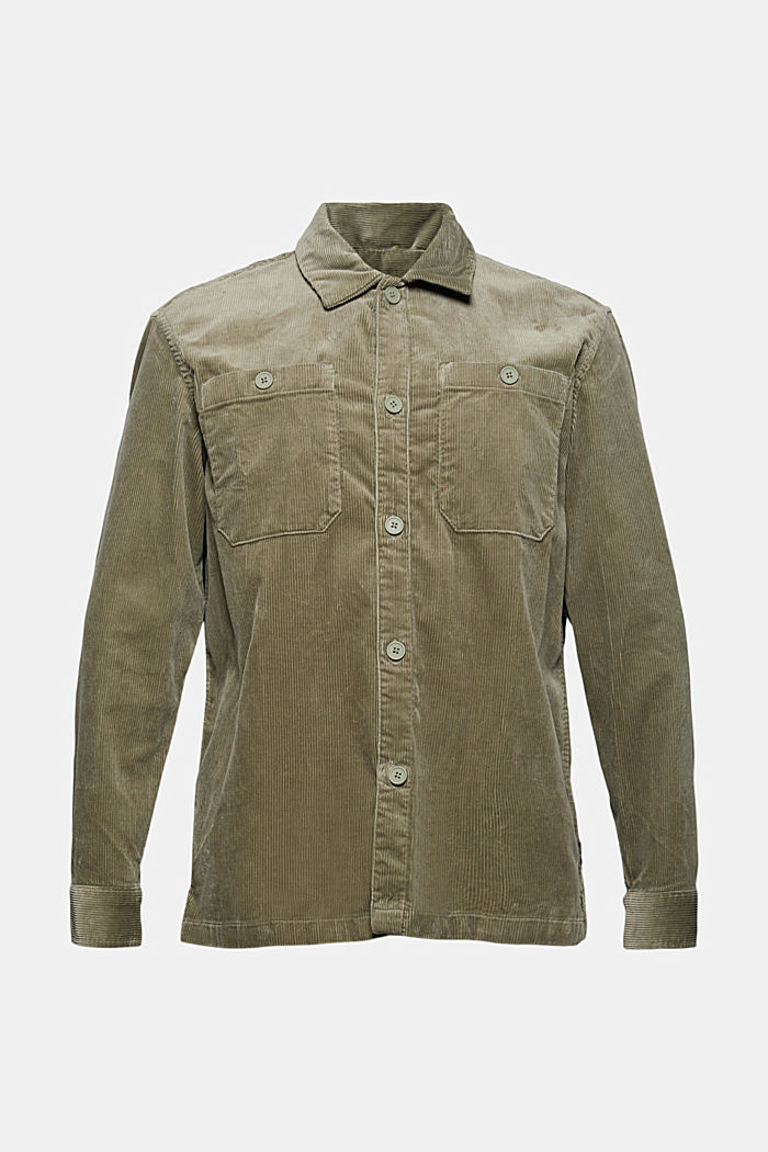 Corduroy overshirt made of organic cotton