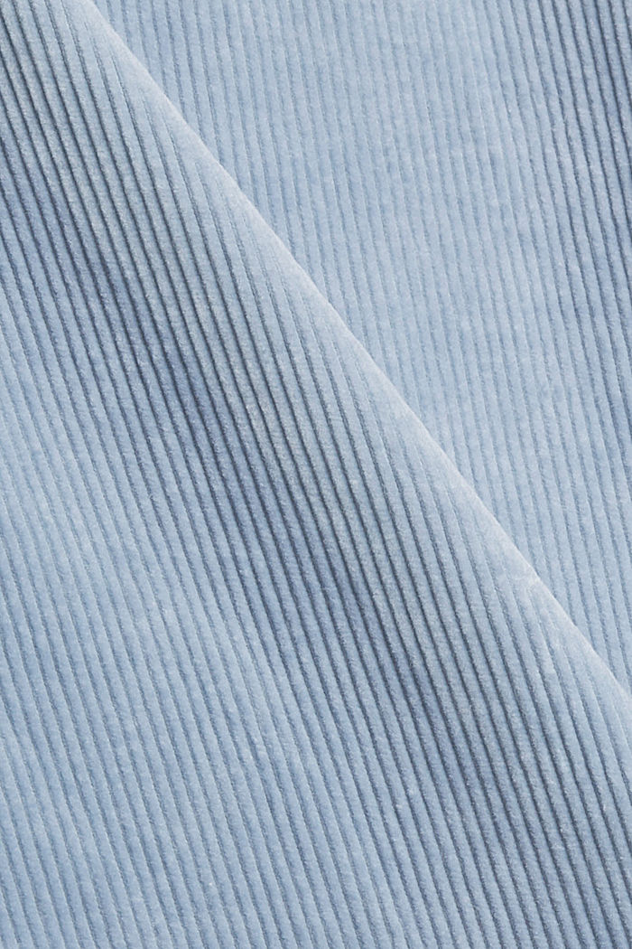 Sametti-päällyspaita luomupuuvillaa, LIGHT BLUE, detail image number 4