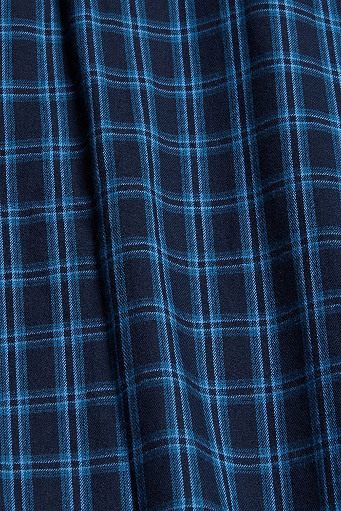 Check shirt made of 100% organic cotton, NAVY, detail image number 4