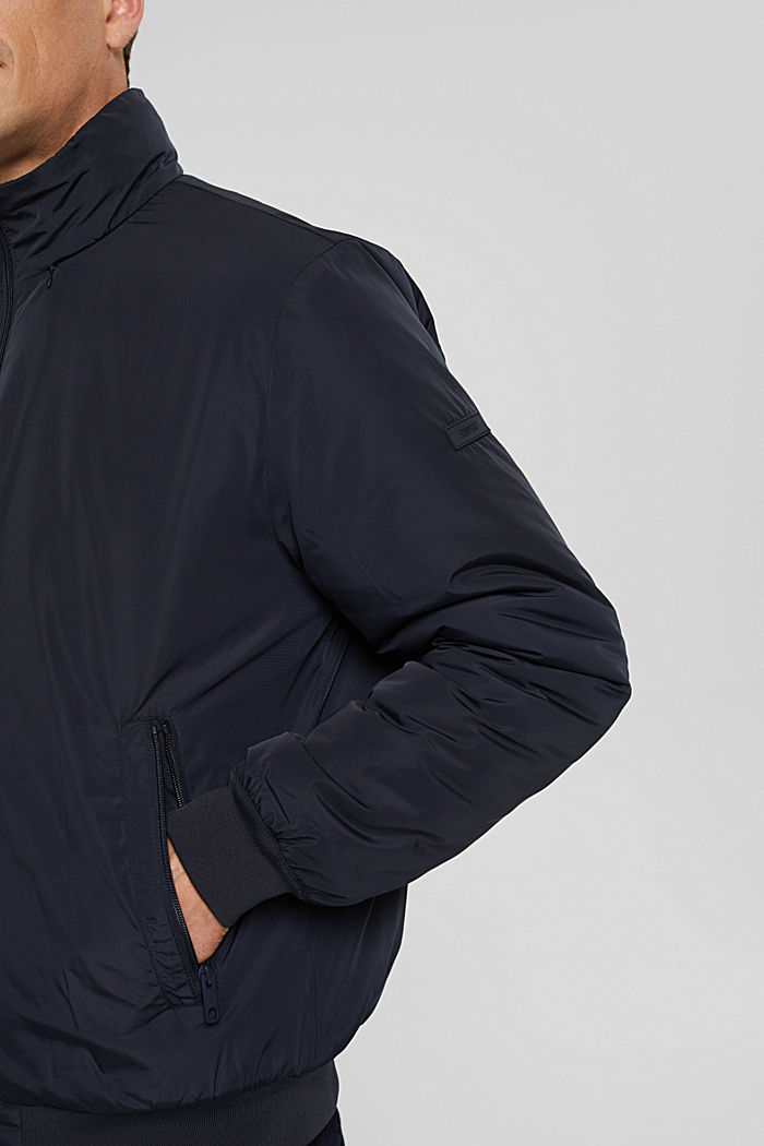 Recycled: bomber jacket with 3M™ Thinsulate, NAVY, detail image number 2