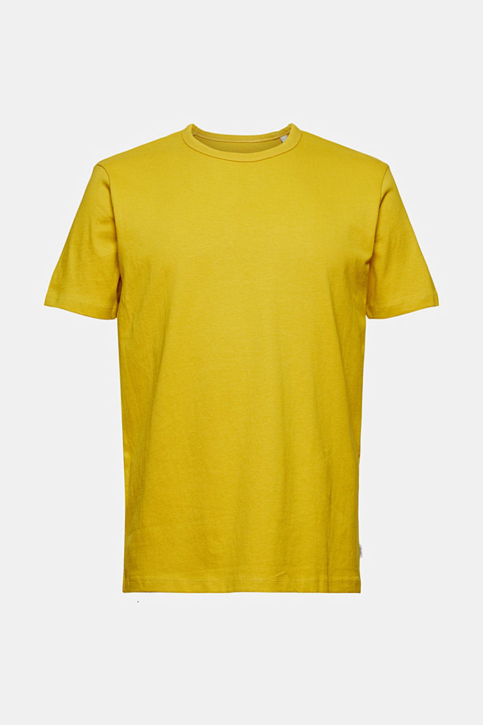 T-shirt en 100 % coton biologique, YELLOW, detail image number 6