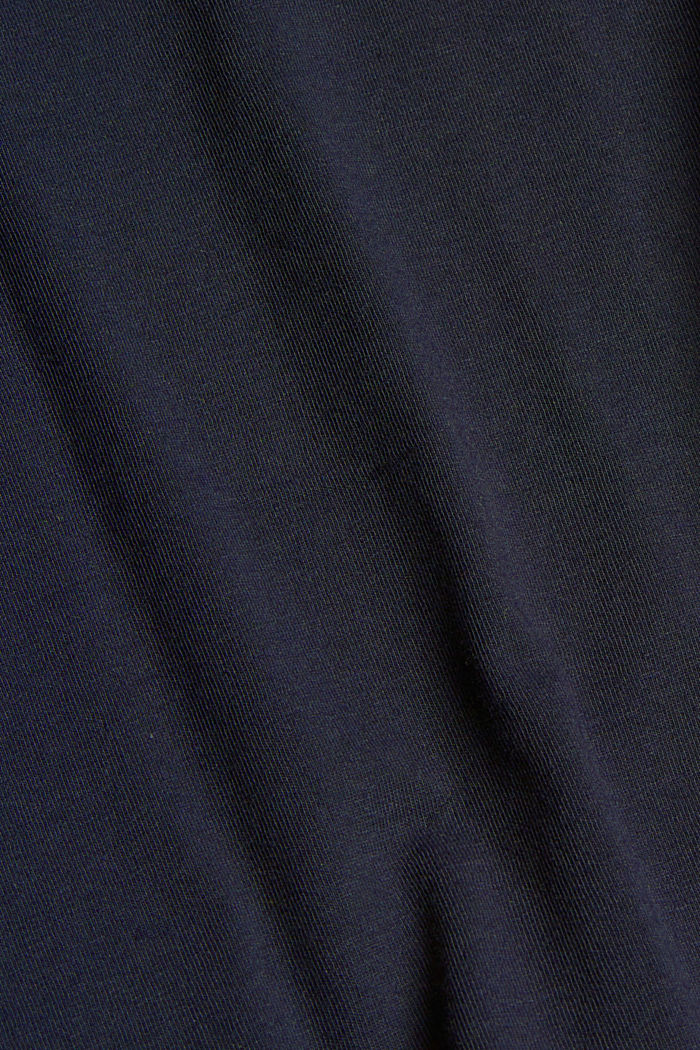 Kierrätettyä: jersey-t-paita puuvillaa, NAVY, detail image number 5