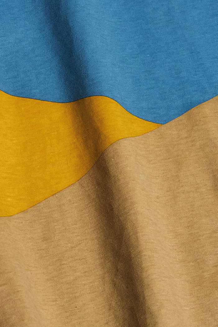 Jersey T-shirt with a print, 100% organic cotton, OFF WHITE, detail image number 4