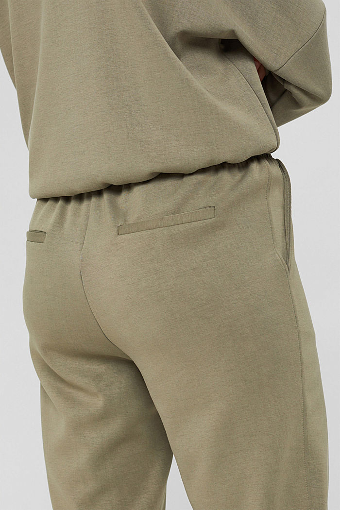 Modal blend: jersey tracksuit bottoms, DARK KHAKI, detail image number 2