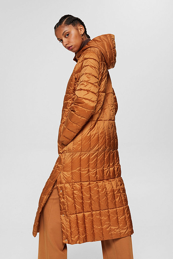 Recycled: 3M™ Thinsulate™ quilted coat, CARAMEL, detail image number 5