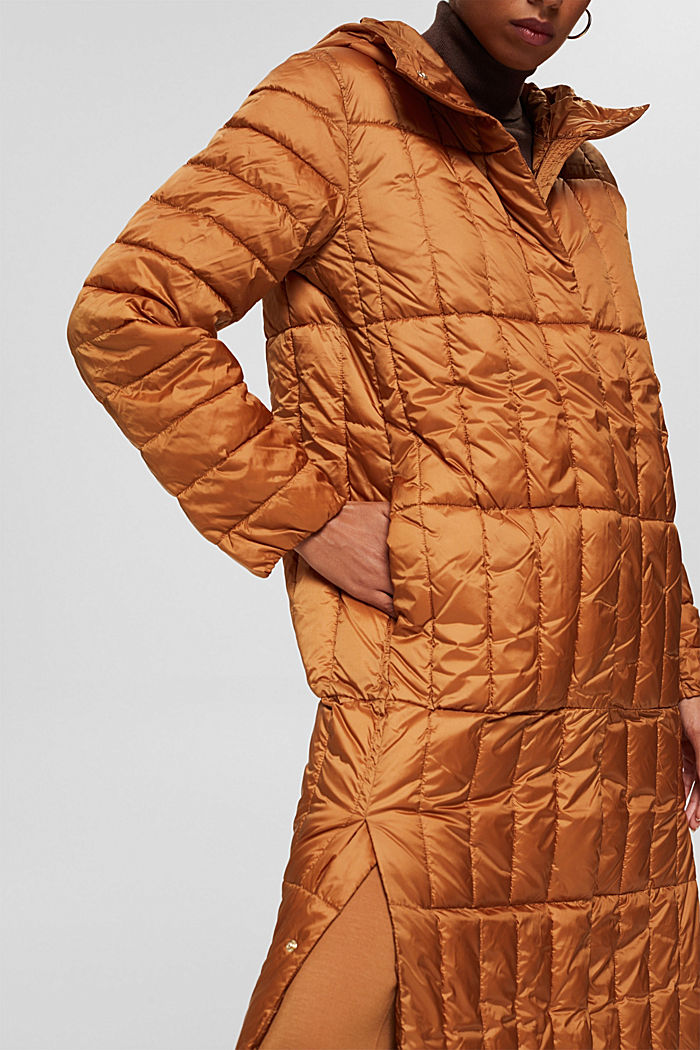 Recycled: 3M™ Thinsulate™ quilted coat, CARAMEL, detail image number 2