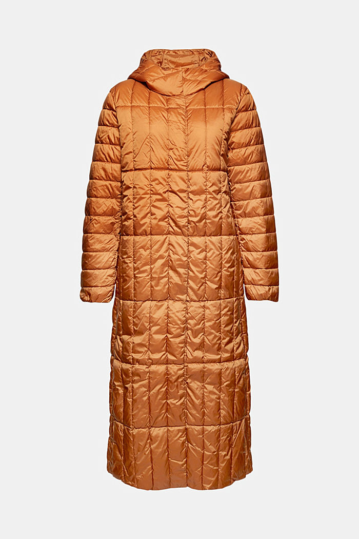 Recycled: 3M™ Thinsulate™ quilted coat, CARAMEL, overview