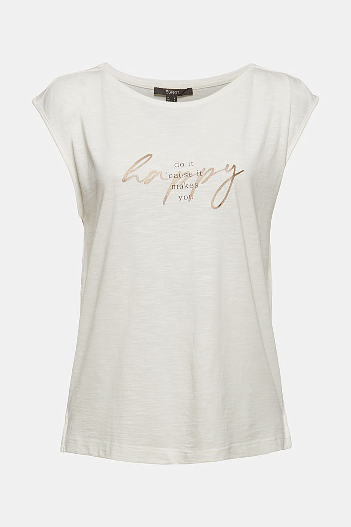 Statement top made of TENCEL™/organic cotton, OFF WHITE, detail image number 6