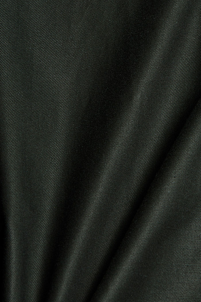 Camisa en TENCEL™ y algodón, DARK KHAKI, detail image number 4
