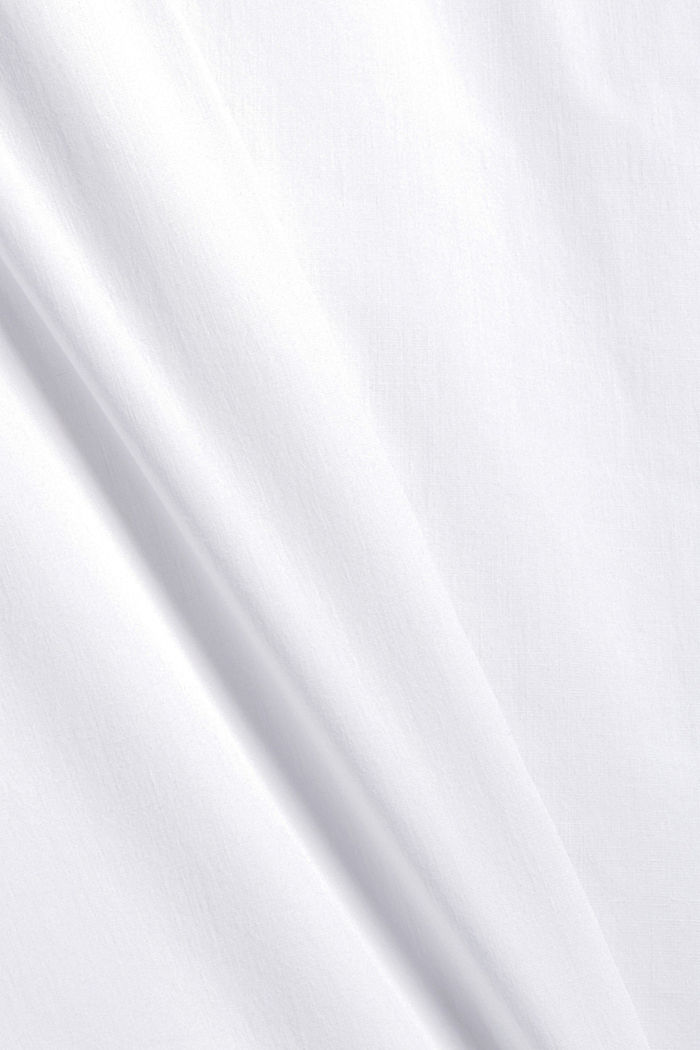 With linen/COOLMAX®: shirt with a versatile collar, WHITE, detail image number 4