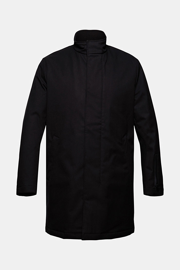 Reciclado: abrigo acolchado, BLACK, detail image number 6
