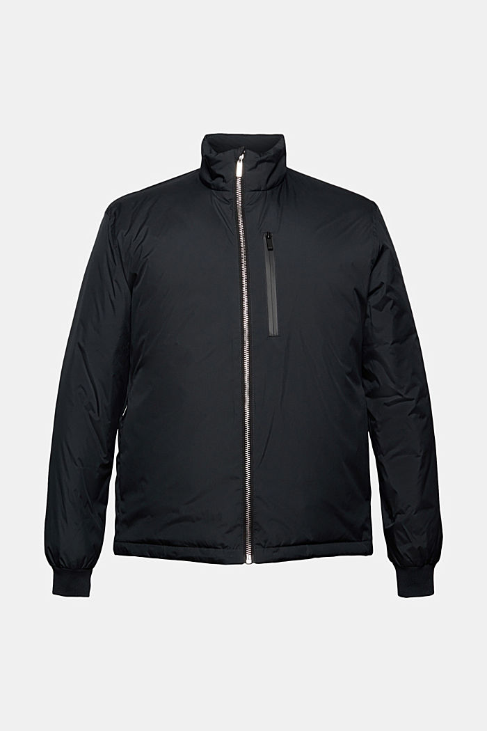 Reciclada: chaqueta con relleno de plumón, BLACK, detail image number 8