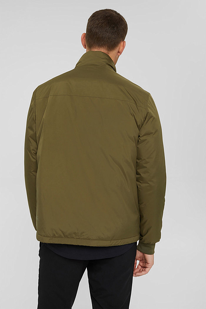 Recycled: jacket with down filling, LIGHT KHAKI, detail image number 3