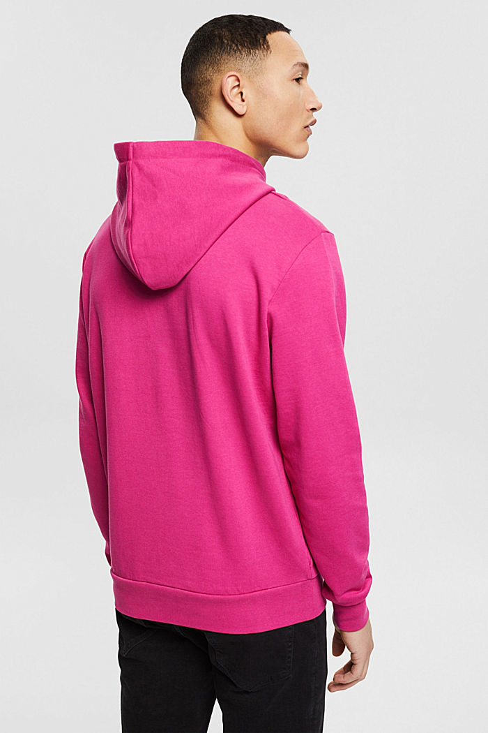 Hooded sweatshirt in blended cotton with TENCEL™, BLUSH, detail image number 3