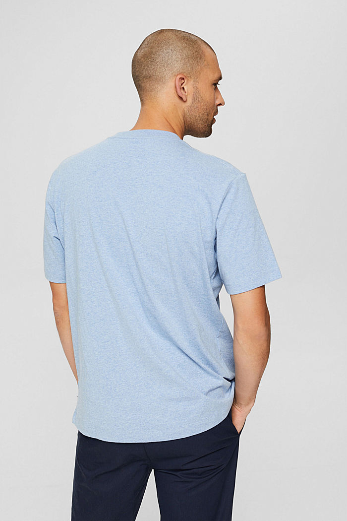 Jersey T-shirt with a pocket, organic cotton, PASTEL BLUE, detail image number 3