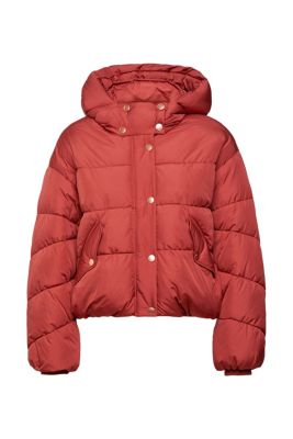 EDC Gewatteerde jas in colour block-stijl