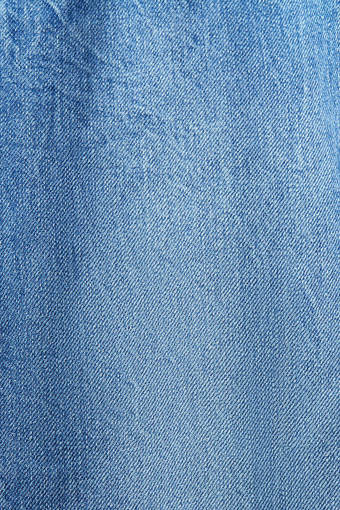 High-rise straight leg jeans, BLUE MEDIUM WASH, detail-asia image number 5