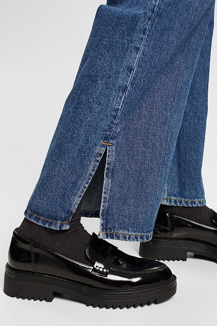 Mid-rise wide leg jeans, BLUE MEDIUM WASHED, detail-asia image number 4