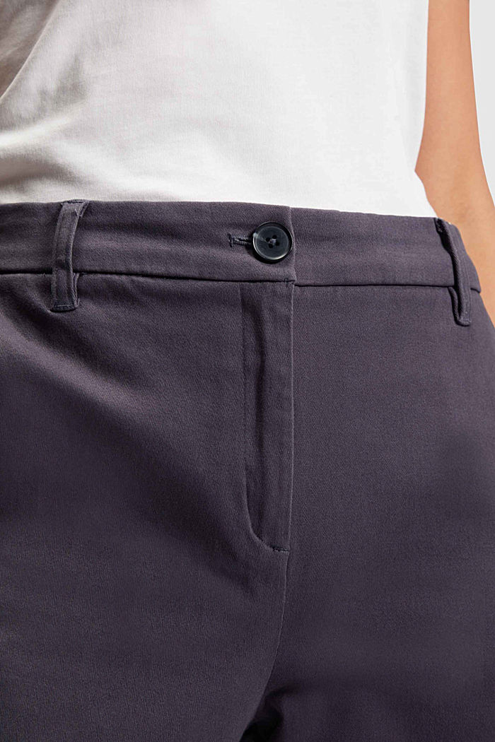 Straight leg chinos, ANTHRACITE, detail-asia image number 2