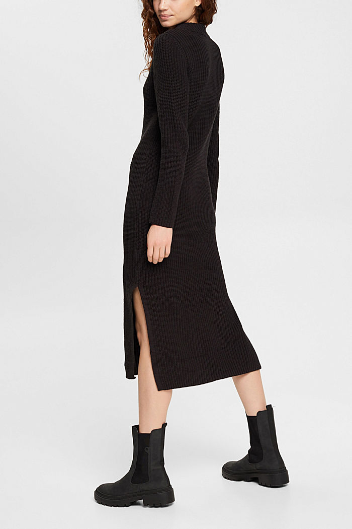 Knitted dress, BLACK, detail-asia image number 3