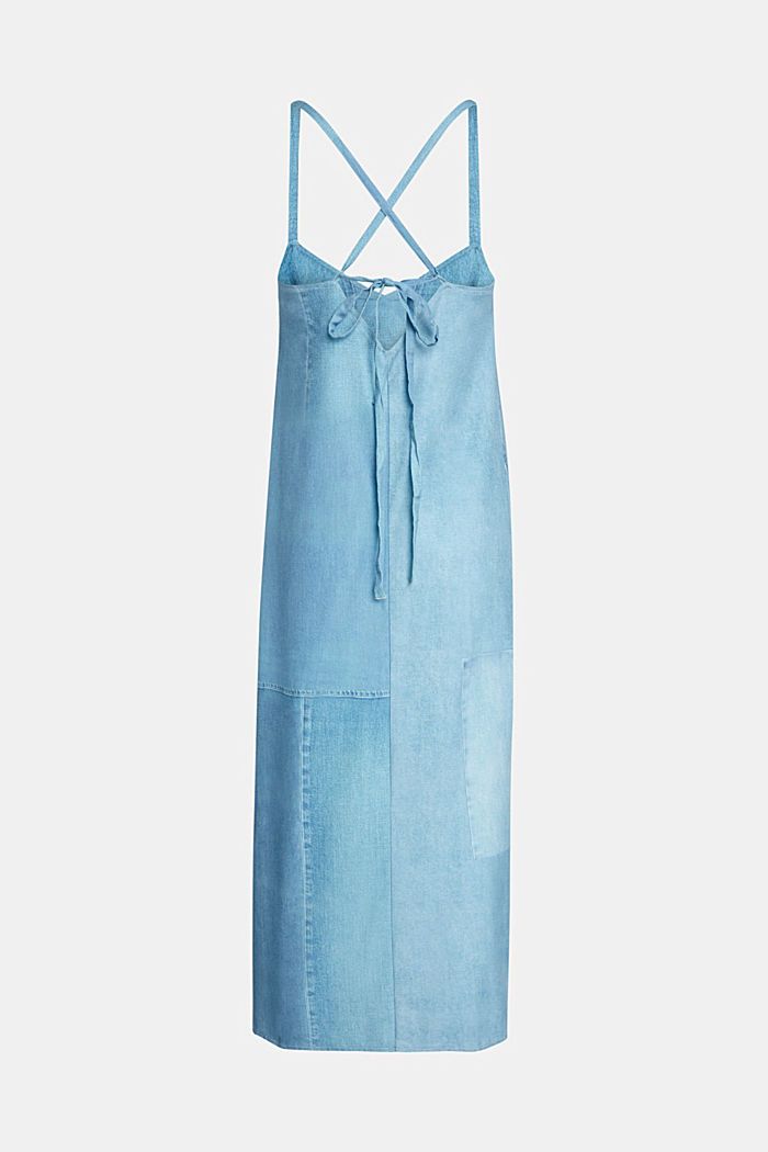 Denim Not Denim print slip dress, BLUE MEDIUM WASHED, detail-asia image number 5