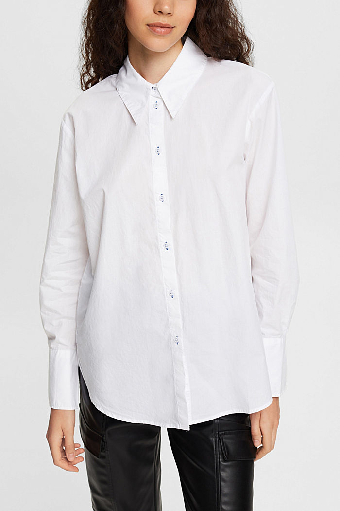 女裝襯衫, WHITE, detail-asia image number 0