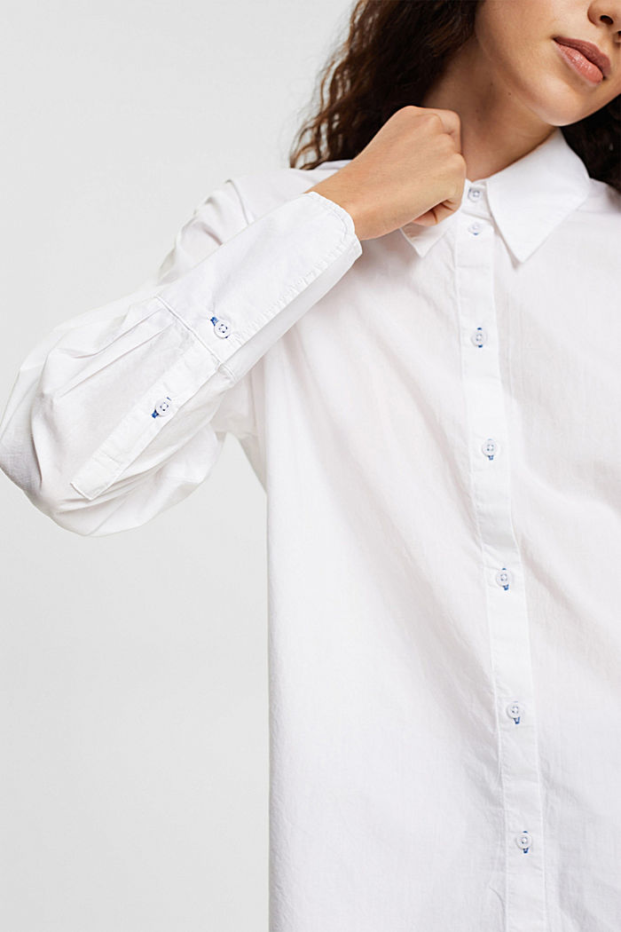 Shirt blouse, WHITE, detail-asia image number 3