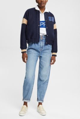 Varsity jacket, NAVY, detail-asia image number 1