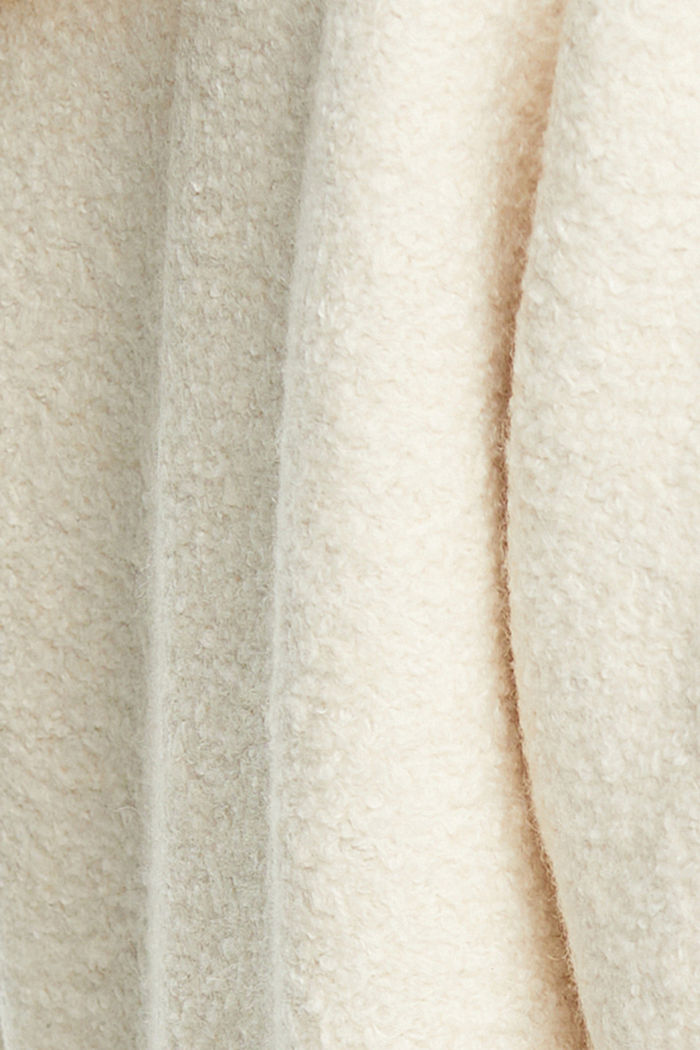 Wool blend coat, CREAM BEIGE, detail-asia image number 4