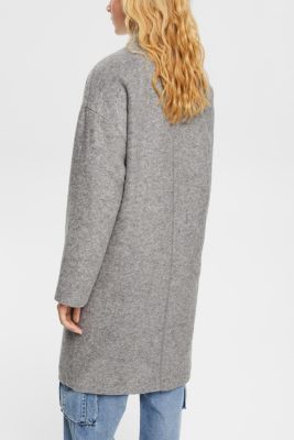 Wool blend coat, MEDIUM GREY, detail-asia image number 3
