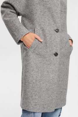 Wool blend coat, MEDIUM GREY, detail-asia image number 2
