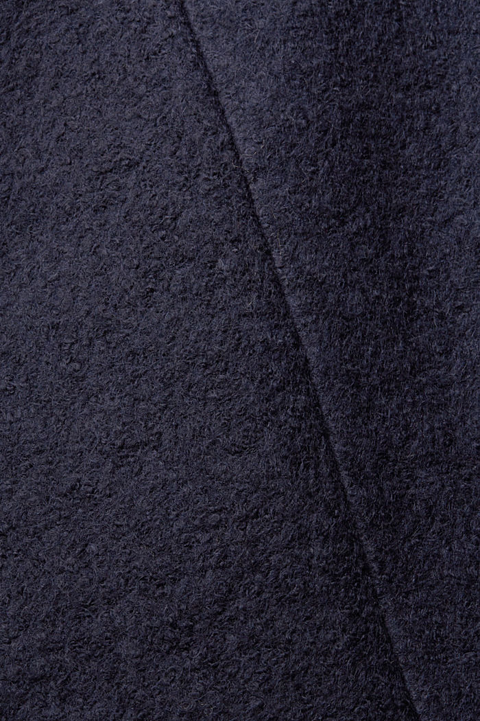 Wool blend coat, NAVY, detail-asia image number 4