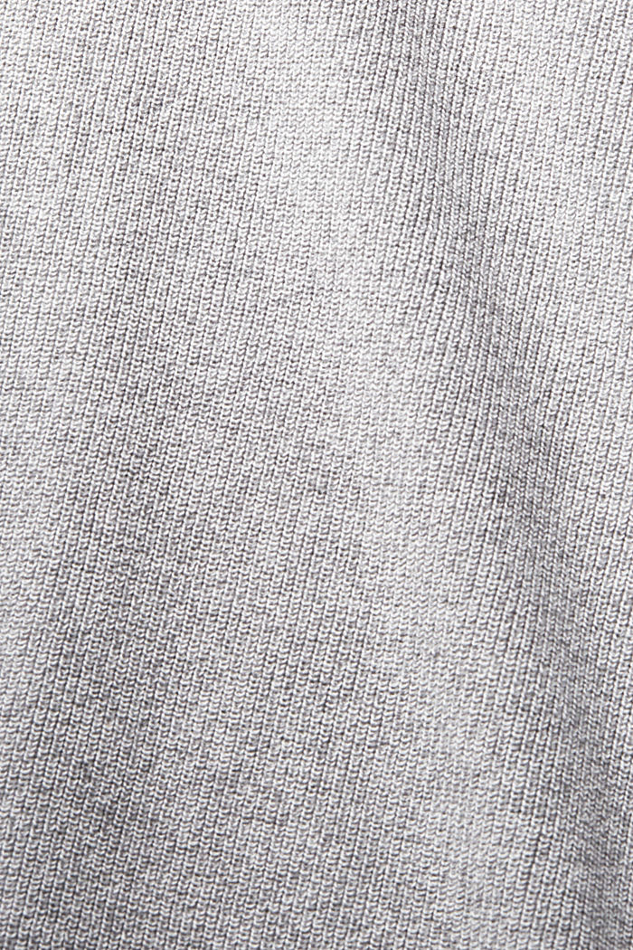 針織蝙蝠袖針織上衣, MEDIUM GREY, detail-asia image number 4