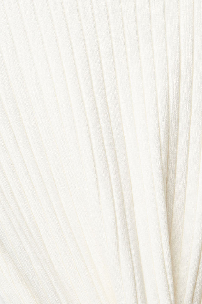 Stand-up collar jumper, OFF WHITE, detail-asia image number 5