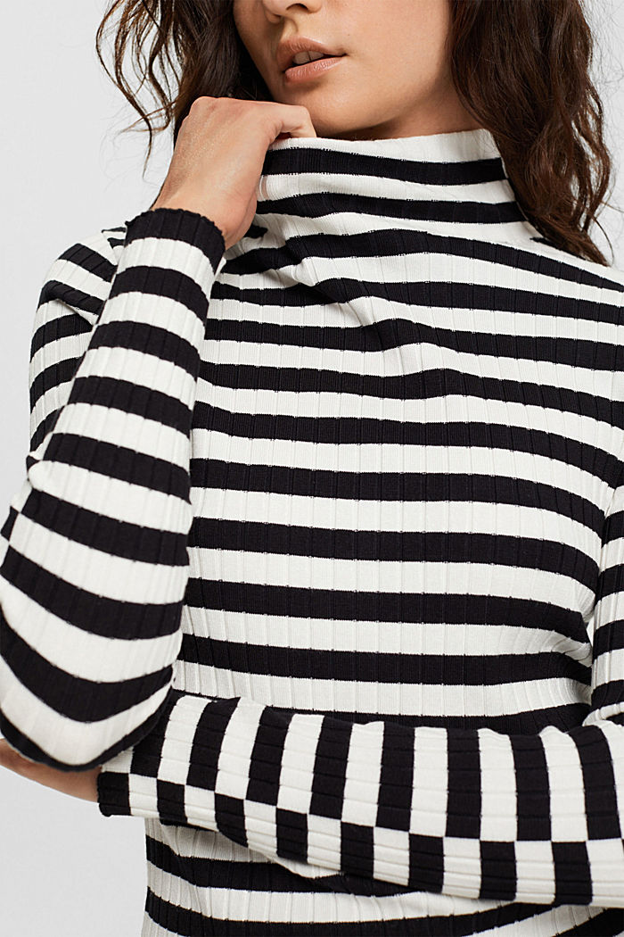 Stand-up collar jumper, NEW OFF WHITE, detail-asia image number 2