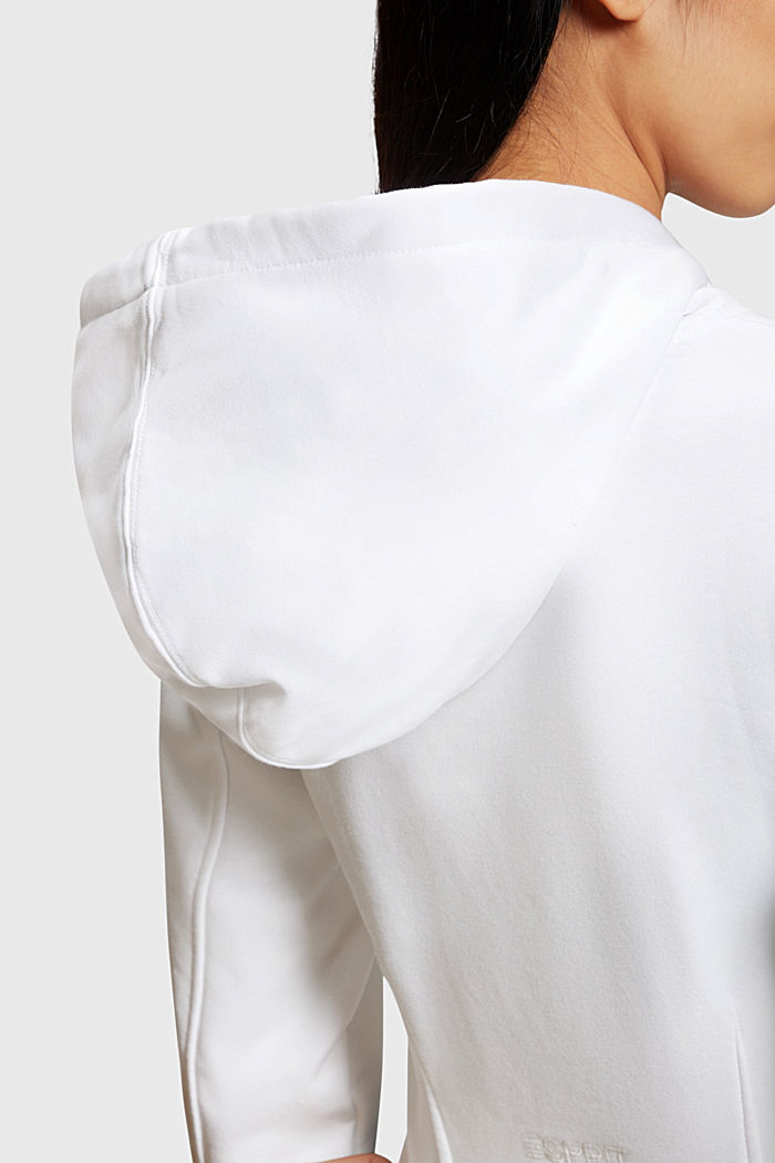 Placement indigo print hoodie​, WHITE, detail-asia image number 3